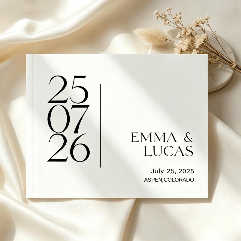 Photography Book - Libro de visitas de boda personalizado,
