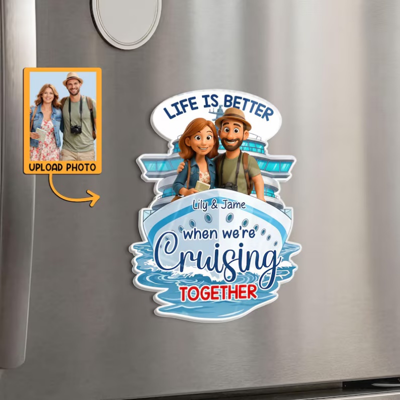Photographic Memory - Pegatina Personalizada para Refrigerador con Foto