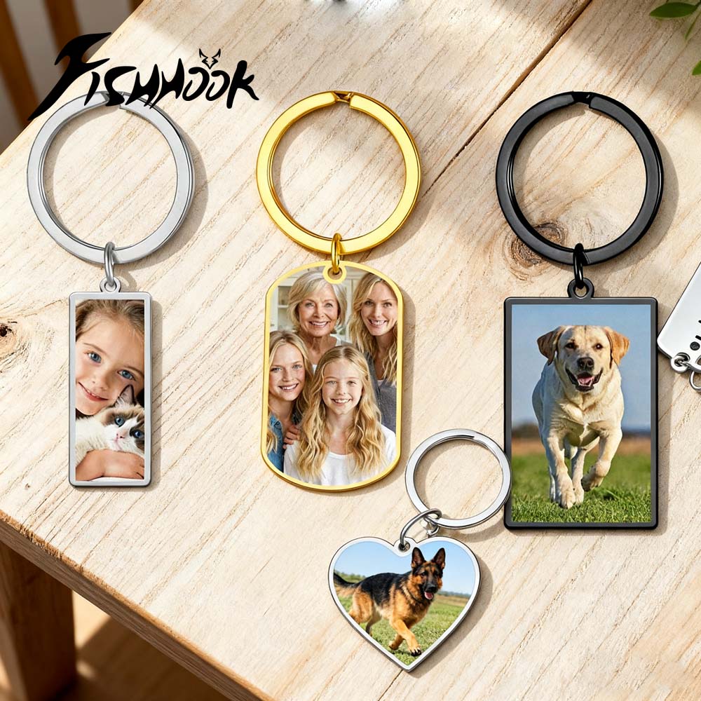 Photographic Memory - Llavero con foto impresa para parejas,