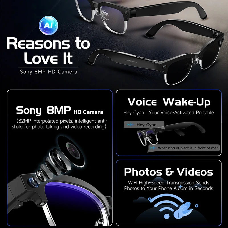 Gafas Inteligentes W630 HeyCya - Photographic Memory reseña y precio