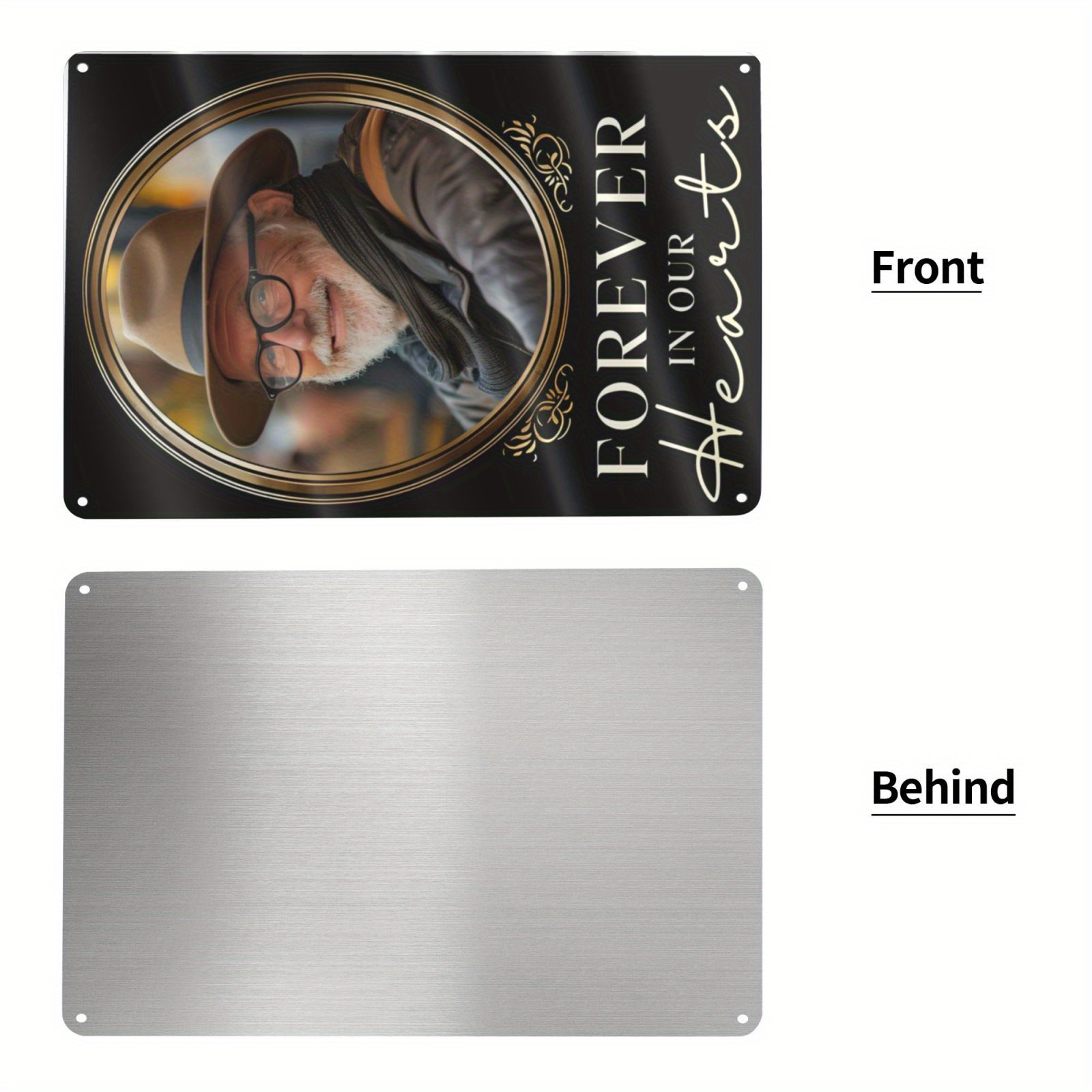 Placa de metal personalizada c - Photographic Memory reseña y precio